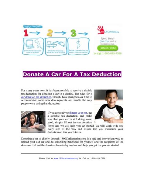How To Donate A Car For A Tax Deduction .